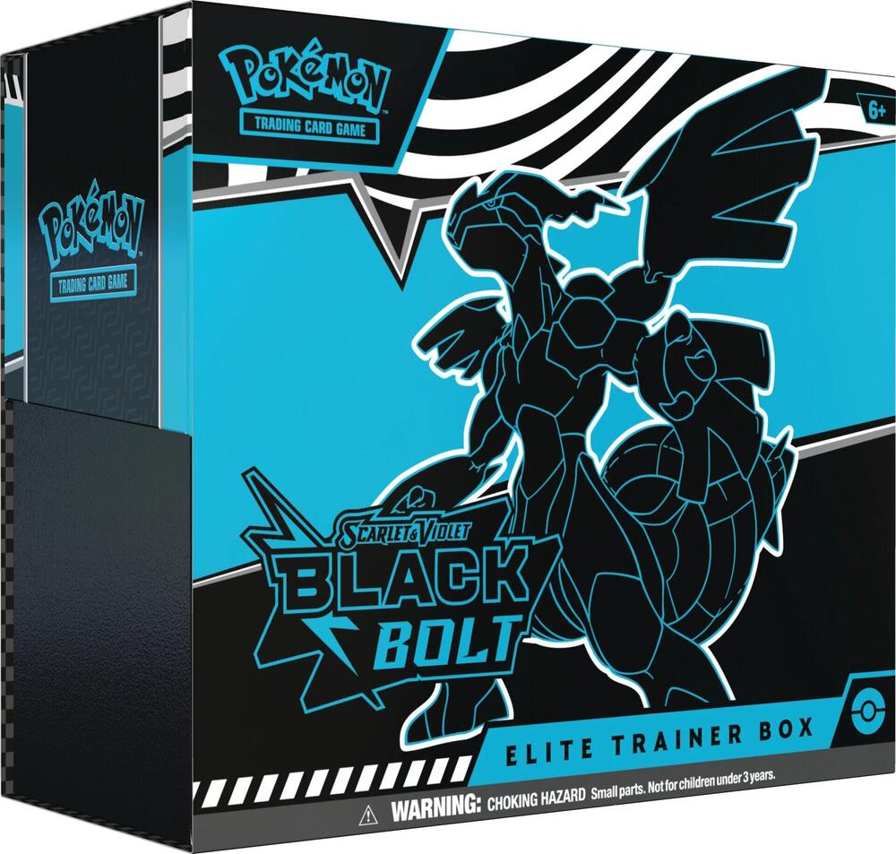 Pre-Order Pokemon 10.5 Black Bolt Elite Trainer Box