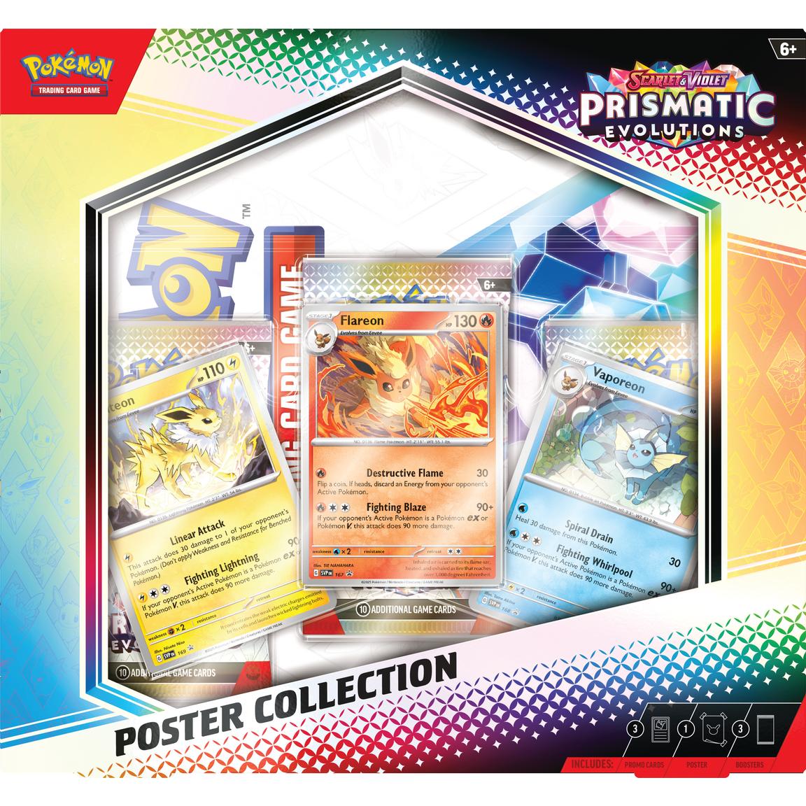 Pre-Order Pokemon Scarlet and Violet 8.5 Prismatic Evolutions Poster Collection
