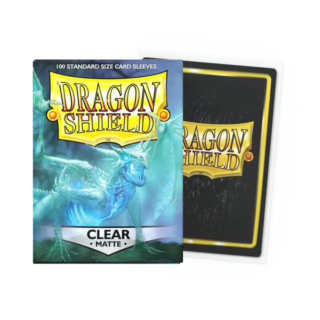 Dragon Shield - Clear - Matte Sleeves - Standard Size