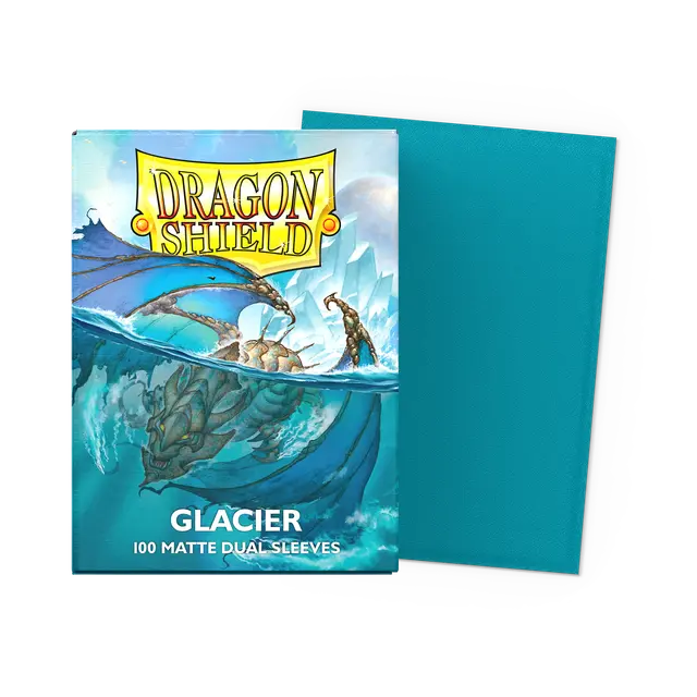 Dragon Shield Sleeves: Standard Matte Dual - Glacier