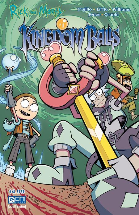 RICK AND MORTY KINGDOM BALLS #1 (OF 4) CVR A JARRETT WILLIAMS & HANK JONES (MR)